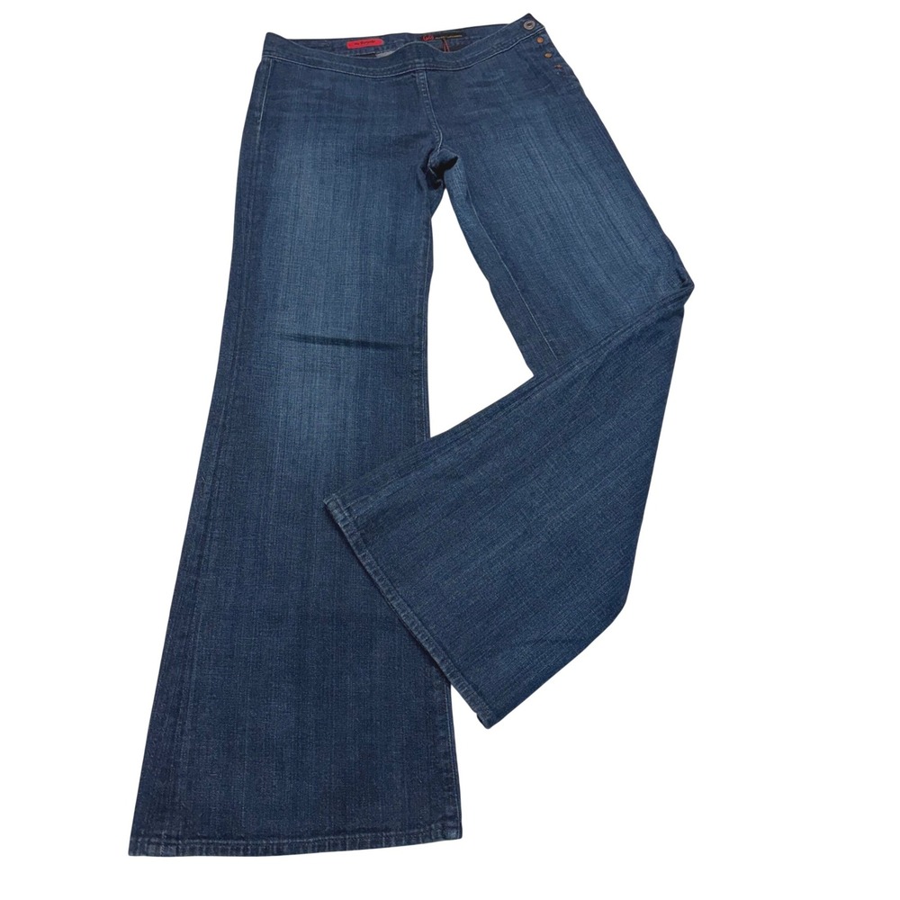 AG Adriano Goldschmied The Royale Wide Leg Flare Y2K‎ Jeans Size 31R Low Rise